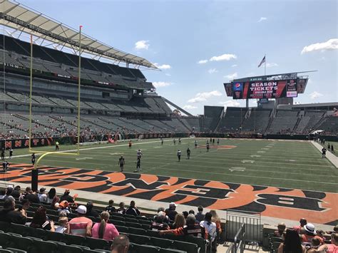 Wiki list of sections at Paycor Stadium, home of Cincinnati Bengals. . View from my seat paycor stadium